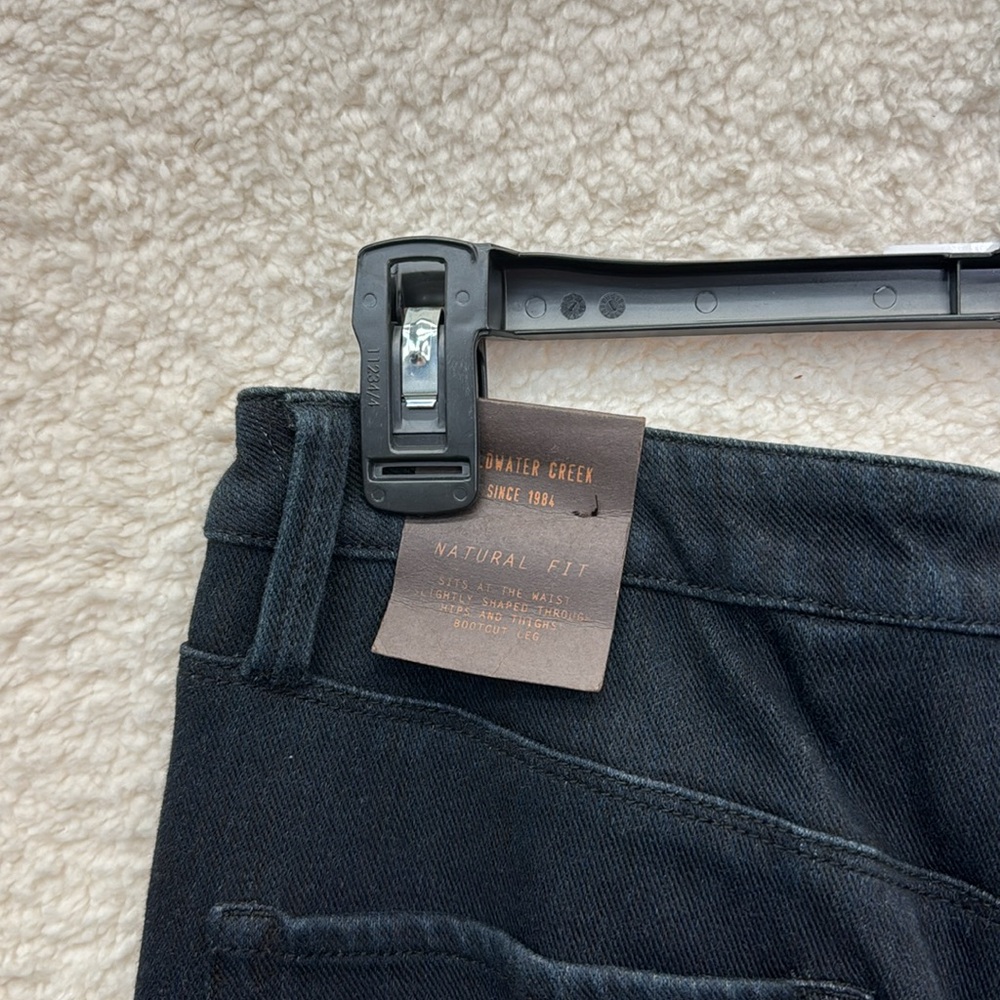 753. Size 12P - COLDWATER CREEK - Knit Denim Bootcut Jeans NEW $80 msrp - Picture 3 of 4